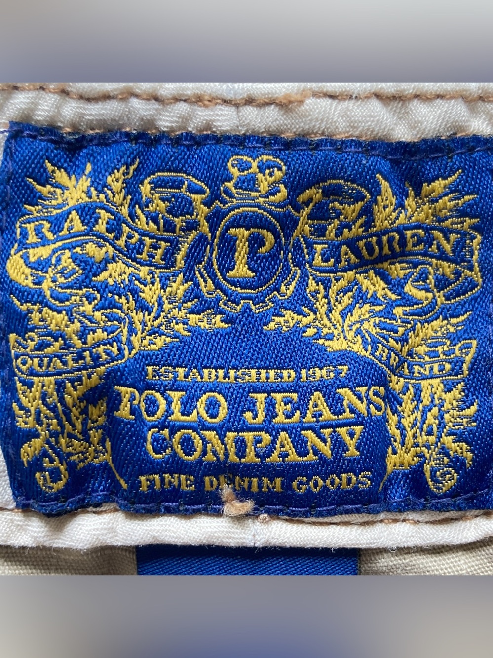 Ralph Lauren Polo Jeans Company Blue Label 100% Cotton Bermuda Cargo Shorts - Picture 4 of 10